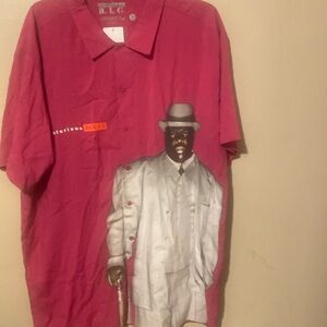 Brand New Men’s Button Down The Notorious B.I.G. Shirt